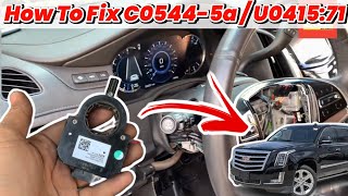 How To Fix C0544-5a / U0415:71 || Cadillac Escalade