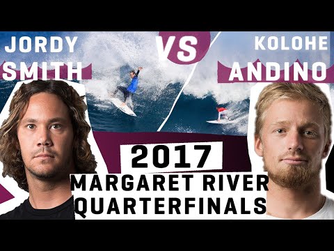 Kolohe Andino VS Jordy Smith - Quarterfinals 2017 Margaret River - FULL REPLAY | WSL REWIND