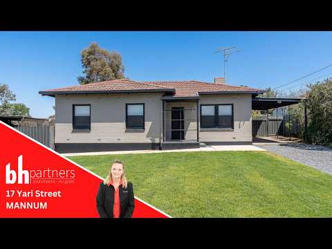 17 Yari Street, Mannum, SA 5238, 3 Bedrooms, 1 Bathrooms, House