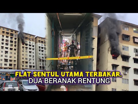 TRAGIS‼️IBU, ANAK M4VT RUMAH TERBAKAR DI FLAT SENTUL UTAMA