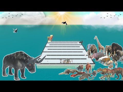 ESCAPE FROM ALIEN GORGON - LAST SURVIVOR ZIGZAG ARENA - ANIMAL REVOLT BATTLE SIMULATOR