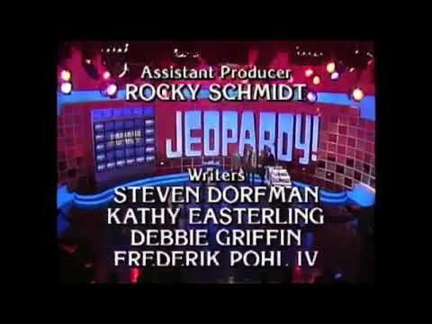 Jeopardy Full Credit Roll 3-24-1992
