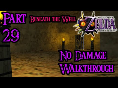 Zelda Majoras Mask 100% Walkthrough Widescreen HD Part 29 - Beneath the Well - Mirror Shield