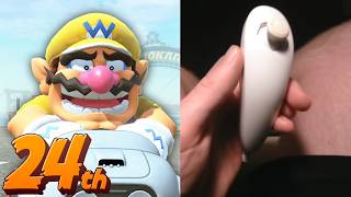 Mario Kart World online with VERY stupid controllers