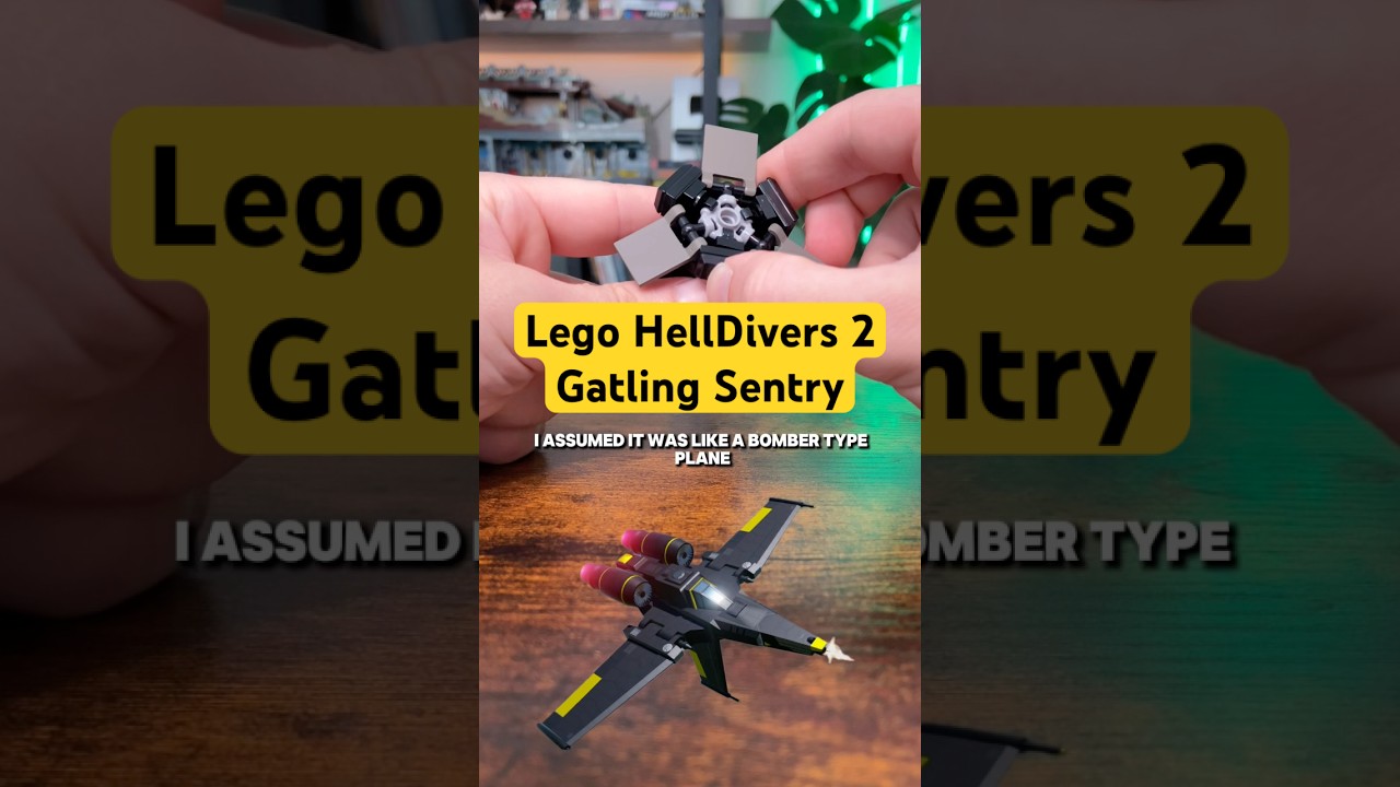 The PERFECT Lego Helldivers 2 Gatling Sentry #lego #helldivers2