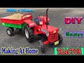 How To Make RC Mahindra Tractor With Hydraulic Trolley Tractor Making At Home