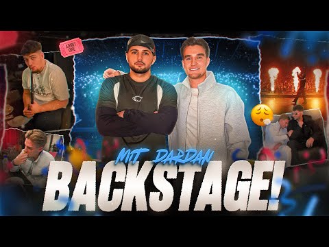 BACKSTAGE WITH DARDAN 🎤🌀 | This is what it looks like backstage 💀🤣