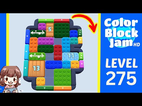 Color Block Jam Level 275 Solution Walkthrough