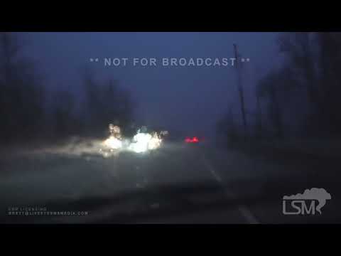 02-17-2022 Lexington, KY Squall Line passing through Massive Rain