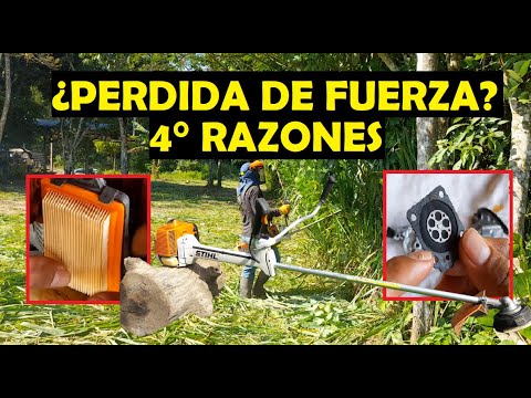 PERDIDA DE FUERZA EN MOTOGUADAÑAS/DESBROZADORAS DE 2 TIEMPOS