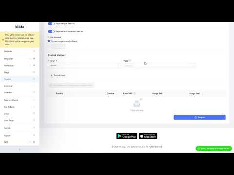 Cara Menggunakan Fitur Variant Produk
