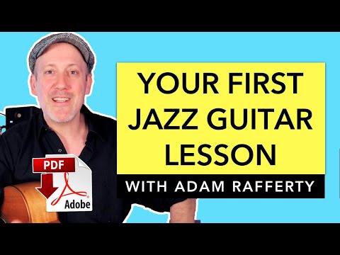 Your First Jazz Guitar Lesson - Basic Chords | Adam Rafferty