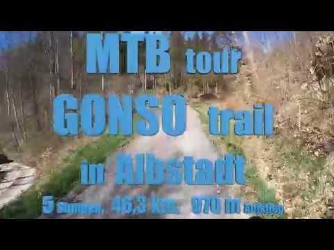 MTB - Tour GONSO Trail in Albstadt Time Warp Gopro7 startet an der Zollern-Alb-Halle in Tailfingen