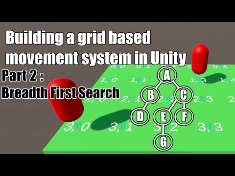 Unity Grid Based Movement System: Part 2 Breadth First Search