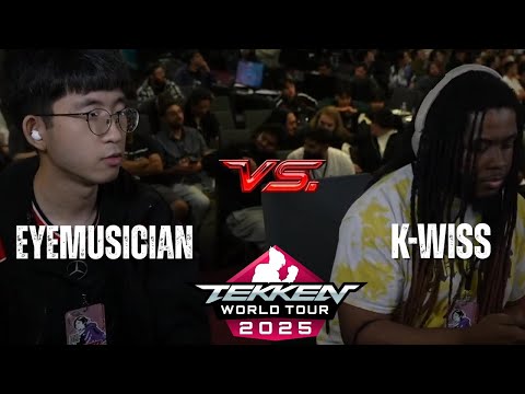 Eyemusician(Yoshimitsu) vs K-wiss(Hwoarang) TWT 2025 - BAM 15