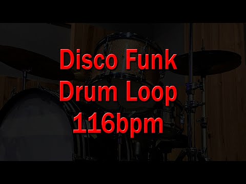 Disco Funk Drum Loop - 116bpm