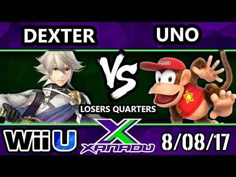 S@X 214 - Dexter (Corrin, Marth) Vs. Uno (Diddy Kong) - SSB4 Losers Quarters - Smash 4