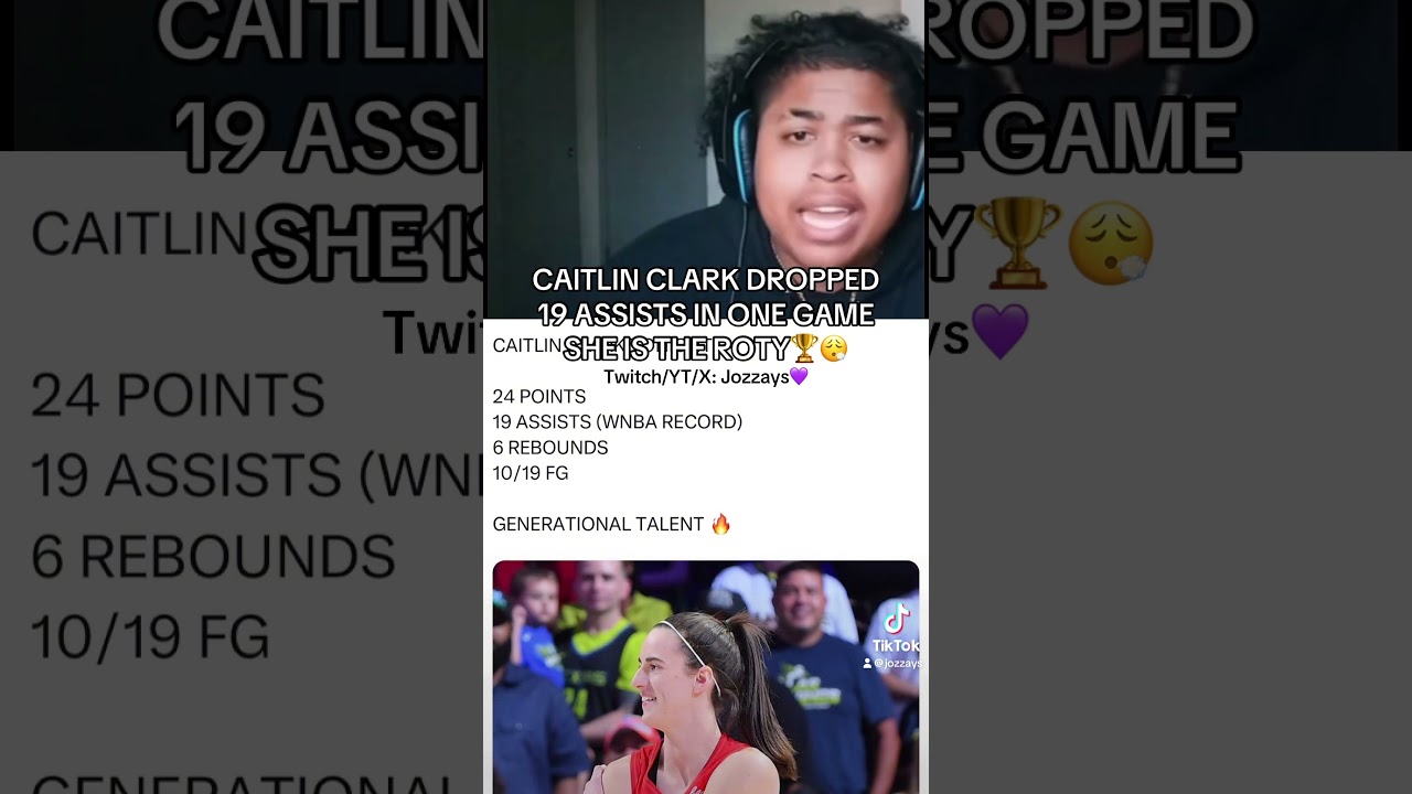 Jozzays on twitch I stream every single day follow & show love 💜#caitlynclark #wnba #angelreese