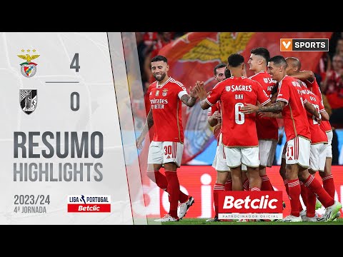 Resumo: Benfica 4-0 Vitória SC (Liga 23/24 #4)
