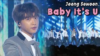 [HOT] JEONG SEWOON - Baby It&#39;s U, 정세운 - 베이비 잇츠유 Show Music core 20180127