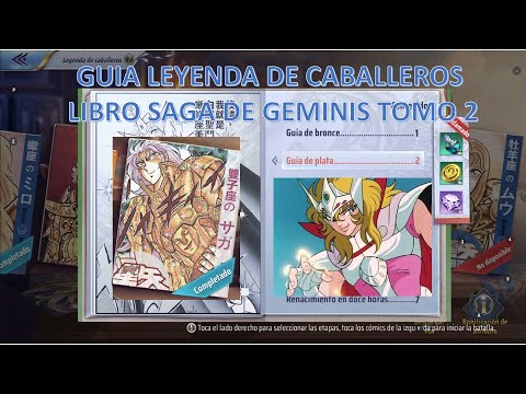 🔱Guía Leyenda de Caballeros🔱 - Libro de SAGA - Guia de Plata - Tomo 2 Saint Seiya Awakening