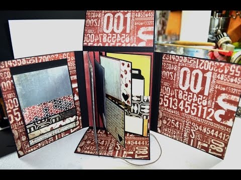 Tutorial,Scrapbooking,Folio,Vintage Mini Album[basteln mit Papier,Deutsch]