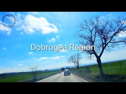 Driving in Romania | Relaxing Driving in  Dobrogea Region | Sunny Day...
