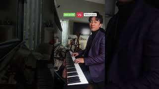 Download lagu How piano sounds without pedal (up theme song) #shorts mp3