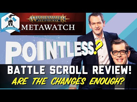 NEW AOS BATTLESCROLL - REACTION -  Big point adjustments but do they matter? New Kruelboyz meta?!