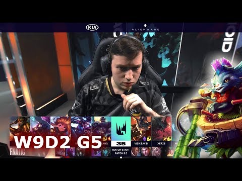 Fnatic vs Splyce | S9 LEC Spring 2019 Week 9 Day 2 | SPY vs FNC W9D2