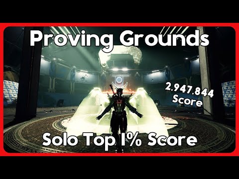 SOLO - ULTIMATE Proving Grounds / Prüfgelände Top 1% - 2,947,844 Score (Titan / Call to Arms Event)