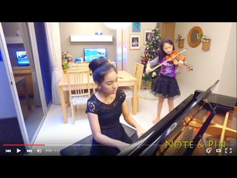 Flashlight cover by Note & Pin Sisters (Vocal, Piano & Violin)