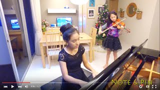 Flashlight cover by Note & Pin Sisters (Vocal, Piano & Violin)