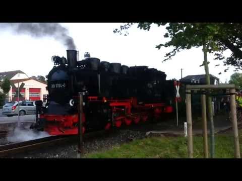 BR 99 1784-0 - Rasender Roland  - Ausfahrt Baabe Richtung Sellin