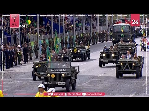 Brazil celebrates independence day with military parade