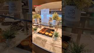 Casual dining in style - the Artisans' Foodhall buffet on Cunard's Queen Anne #cruise #buffet #food