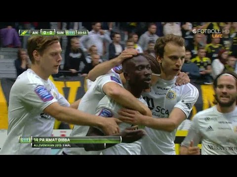 Sundsvall chockar AIK - Dibba iskall i misstänkt offsideläge - TV4 Sport