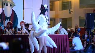 preview picture of video 'Misa TW Cosplay at CF Mini 2014: Ahri Dance'