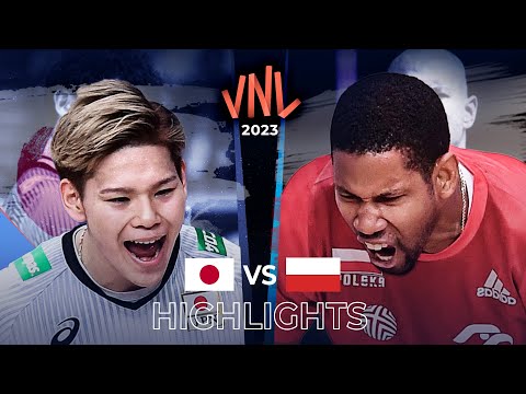 JAPAN vs POLAND | Highlights | Men's VNL 2023