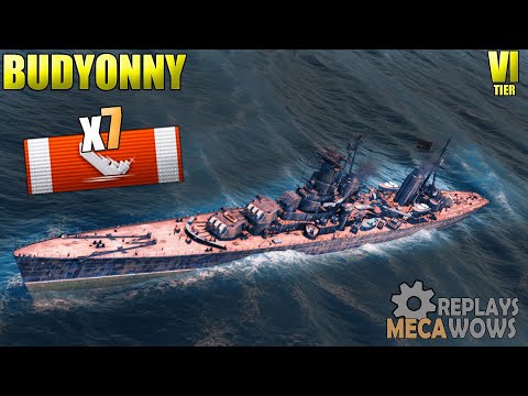 Budyonny 7 Kills & 87k Damage | World of Warships Gameplay 4k