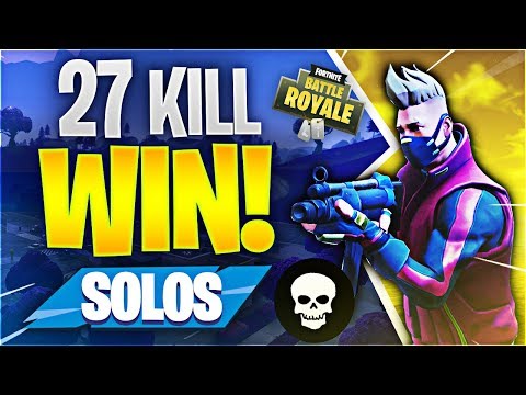 27 KILL SOLO WORLD RECORD ATTEMPT! (Fortnite Battle Royale)