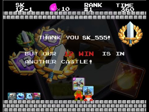 [Clash Royale] 2.9 Xbow 12 Win Grand Challenge