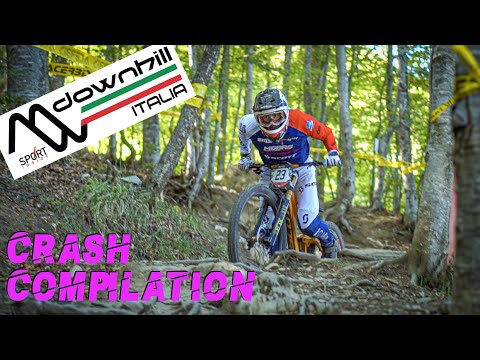 DOWNHILL 2022 - COPPA ITALIA # 4 Pian del Poggio | CRASH COMPILATION [4K UHD]