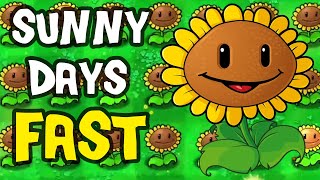 How to get the Sunny Days achievement | Plants Vs Zombies
