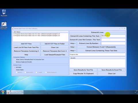 Extract Data From VCF Files Software