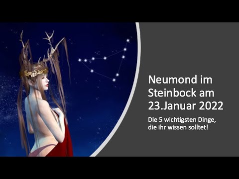 Neumond im Steinbock 🌙♑️ " Viel Optimismus und Lebensfreude!"#neumond #steinbock