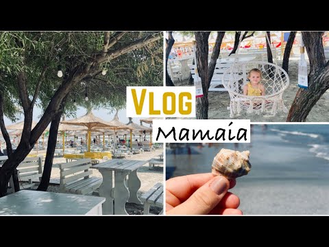 🇹🇩Vlog Mamaia - Marea Neagră : prima zi la mare : plajă cu nisip fin , scoici și valuri
