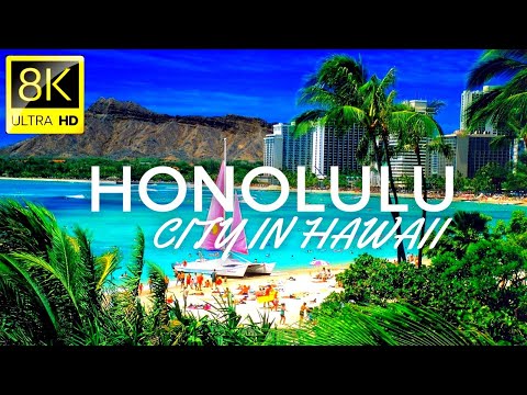 Honolulu In 8k Ultra HD Video - HDR - Hawaii 8k Drone Video