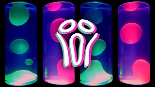 1 hour phonk music with multi color lava lamp