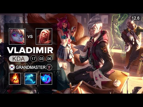Vladimir vs Poppy Top - KR Grandmaster - Season 12 Patch 12.6